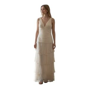 BICICI Elegant Cream Evening Gown